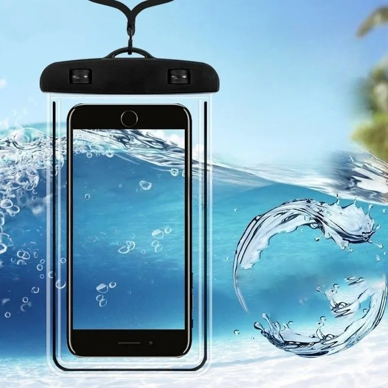 Pool Cover Waterproof - Pochette transparente étanche pour téléphone portable,
