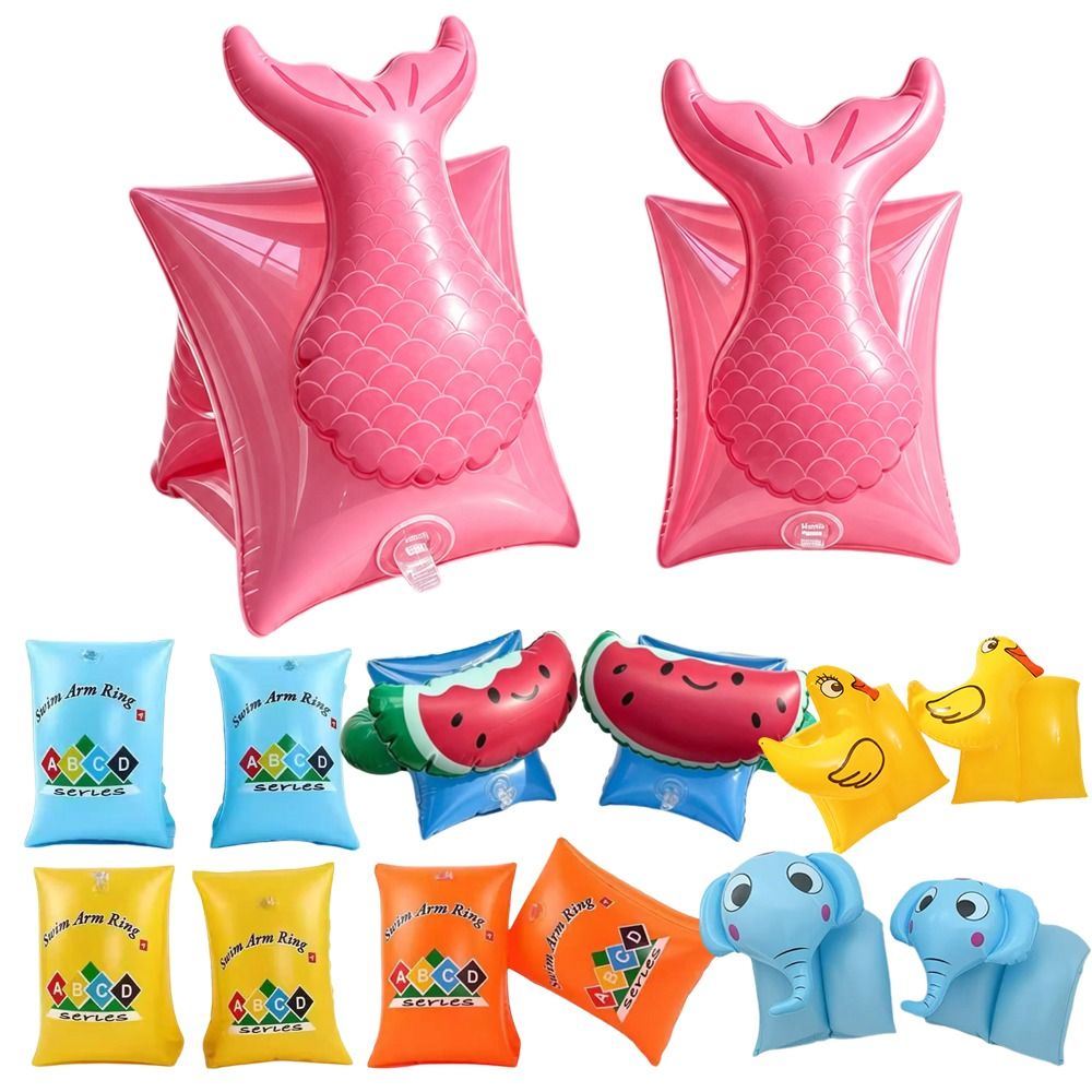 Pool Float Ring Inflatable - 1 Paire de Brassards de Natation