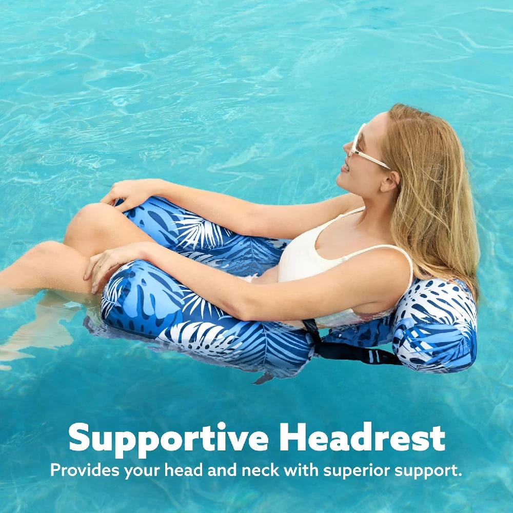 Pool Lounger Inflatable - Chaise flottante gonflable, chaise longue flottante
