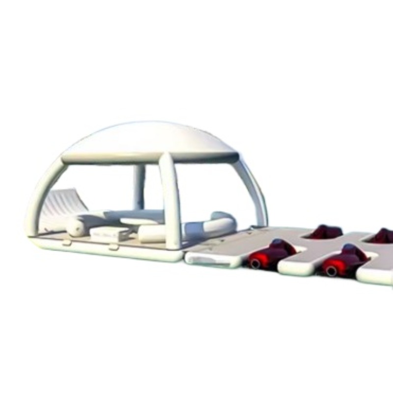 Water Slide Inflatable - Tente de soleil gonflable pour yacht