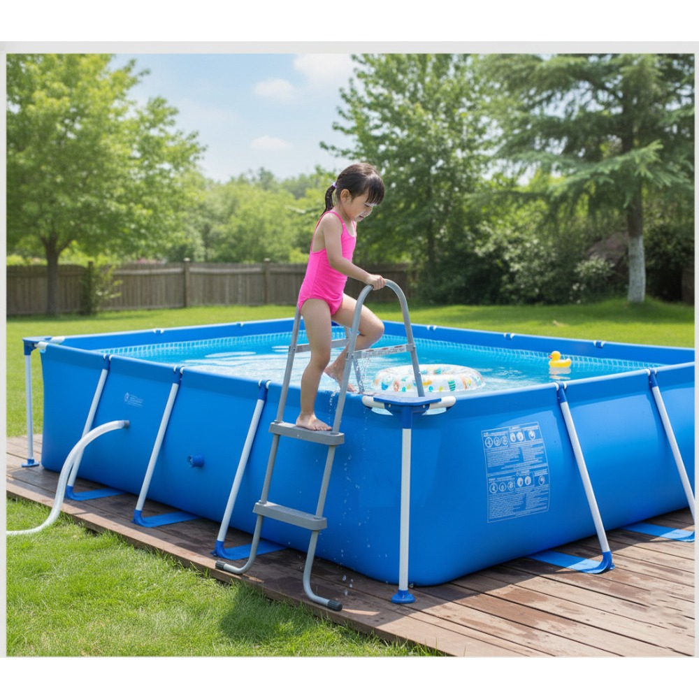Pool Ladder Above Ground - Escabeau d'entrée de piscine renforcé avec