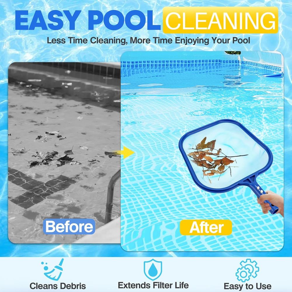 Épuisette de piscine robuste p - Pool Skimmer Net avis et prix