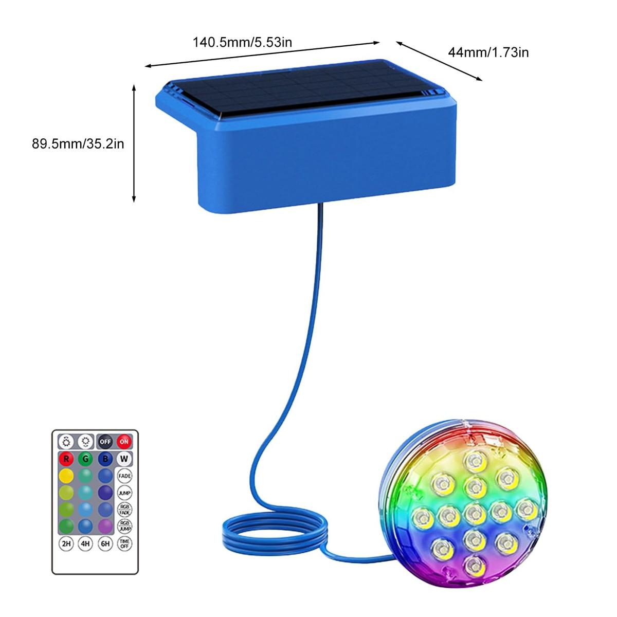 Lumière solaire subaquatique p - Pool Light Solar Rechargeable avis et prix