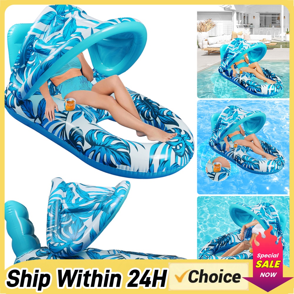 Chaise flottante gonflable en  - Pool Lounger Inflatable avis et prix
