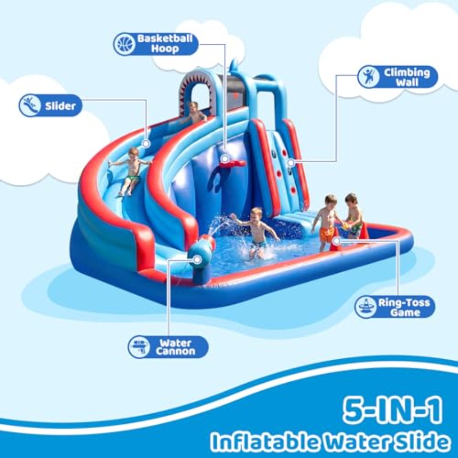 Toboggan aquatique gonflable p - Water Slide Inflatable avis et prix