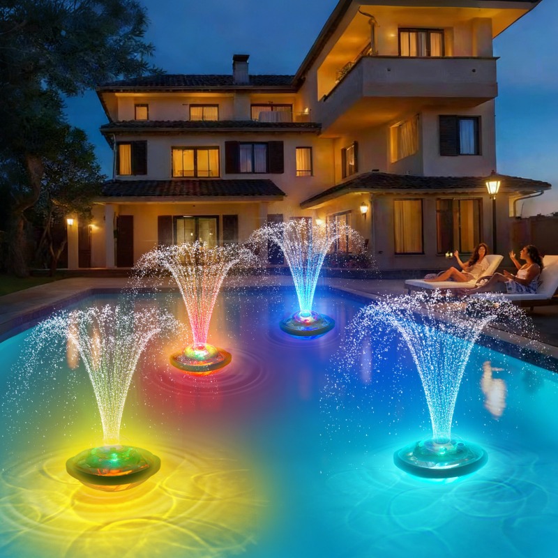 Nouvelle fontaine lumineuse à  - Pool Light Solar Rechargeable avis et prix