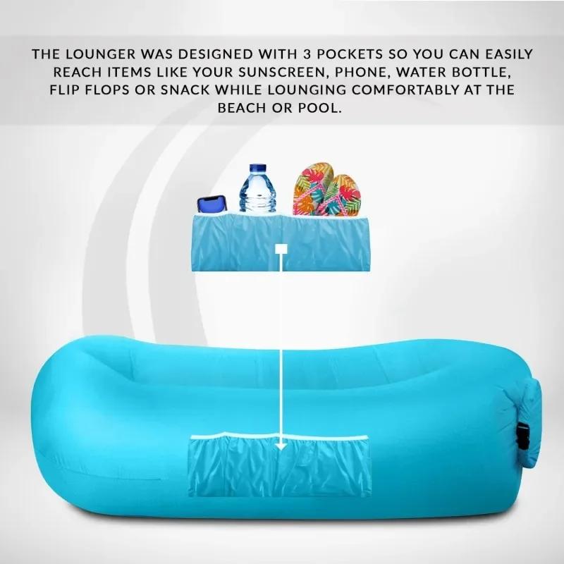 Chaise longue gonflable pour c - Pool Lounger Inflatable avis et prix