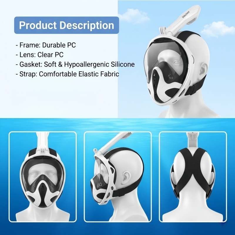 Masque de plongée intégral XIA - Snorkel Mask Full Face avis et prix